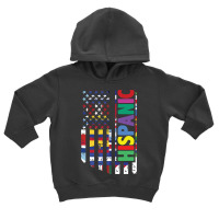 Usa And Latin American Countries Flag Hispanic Heritage Pullover Hoodi Toddler Hoodie | Artistshot