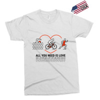 All You Need Is Love Quot  Triathlete Exclusive T-shirt | Artistshot