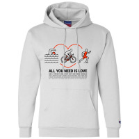 All You Need Is Love Quot  Triathlete Champion Hoodie | Artistshot