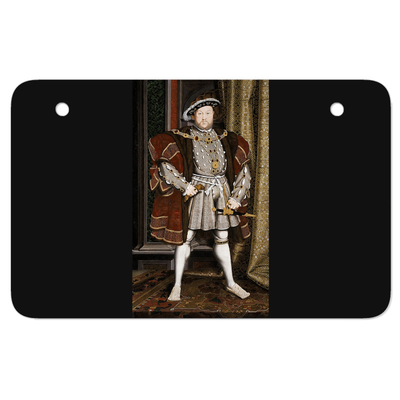 Henryy Viii King Of England Atv License Plate | Artistshot