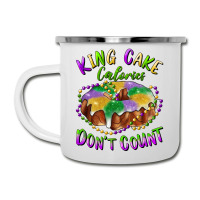 Mardi Gras King Cake Calories Don't Count Camper Cup | Artistshot