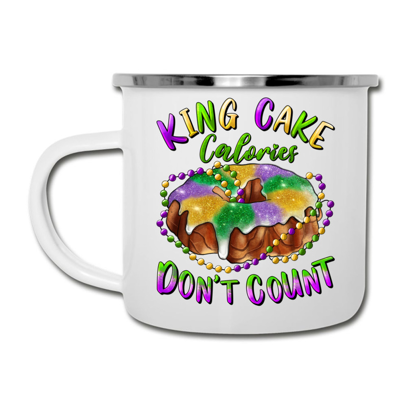 Mardi Gras King Cake Calories Don't Count Camper Cup | Artistshot