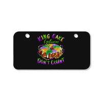 Mardi Gras King Cake Calories Don't Count Bicycle License Plate | Artistshot