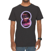 Beautiful Drummer Instrument Art Musician Futuristic Digital Brush Vintage T-shirt | Artistshot