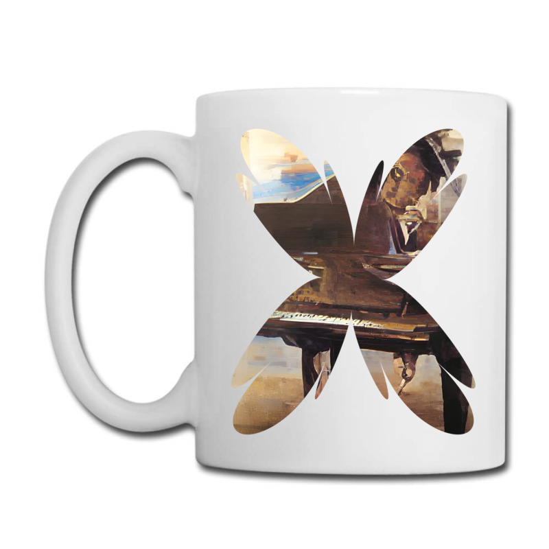 Beautiful Pianist Art Abstract Futuristic Digital Graphic Coffee Mug | Artistshot