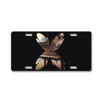 Beautiful Pianist Art Abstract Futuristic Digital Graphic License Plate | Artistshot