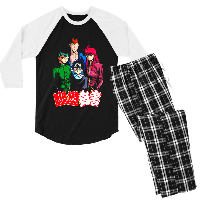 Yuyuhakusho Squad Gift Men's 3/4 Sleeve Pajama Set | Artistshot