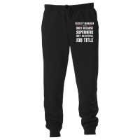 Gift For Superhero Facility Manager Unisex Jogger | Artistshot