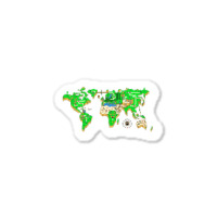 World Map Smw Snes Style Gift Sticker | Artistshot