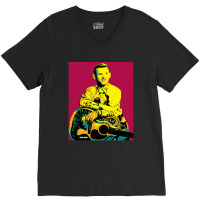 Hank Snow Clarence Eugene Snow The Singing Ranger The Yodeling Ranger  V-neck Tee | Artistshot