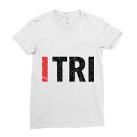 I Tri Ladies Fitted T-shirt | Artistshot