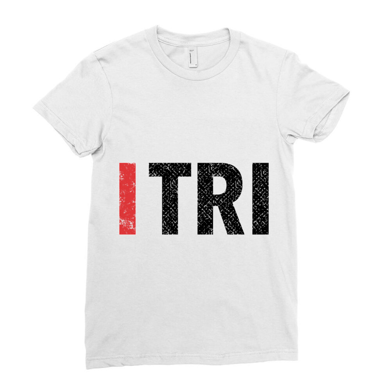 I Tri Ladies Fitted T-Shirt by YAMARIMULERO | Artistshot