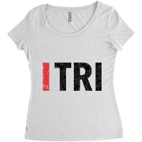 I Tri Women's Triblend Scoop T-shirt | Artistshot