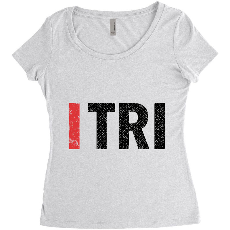 I Tri Women's Triblend Scoop T-shirt by YAMARIMULERO | Artistshot