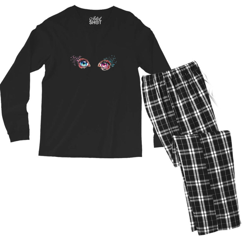 Beautiful Eyes Men's Long Sleeve Pajama Set | Artistshot