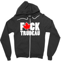 Fuck Trudeau Zipper Hoodie | Artistshot