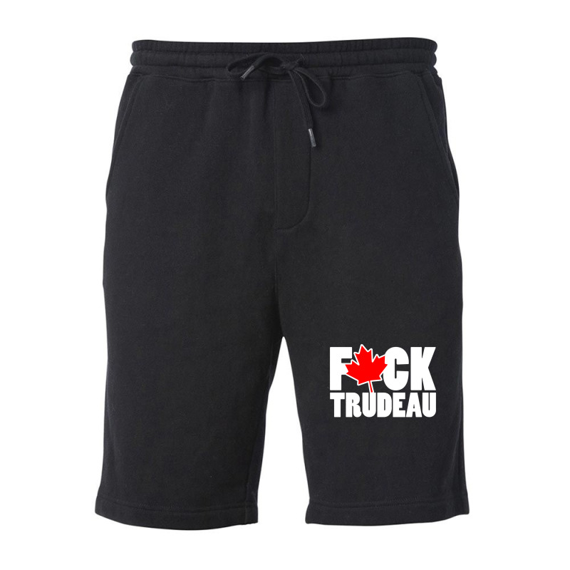 Fuck Trudeau Fleece Short by CherriScott | Artistshot