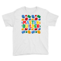 Vintage Master Builder Shirt Funny Brick Builder Blocks Gift T Shirt Youth Tee | Artistshot