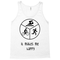 It Makes Me Happy Triathlon Tank Top | Artistshot