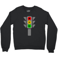 Traffic Lights (stop Crewneck Sweatshirt | Artistshot