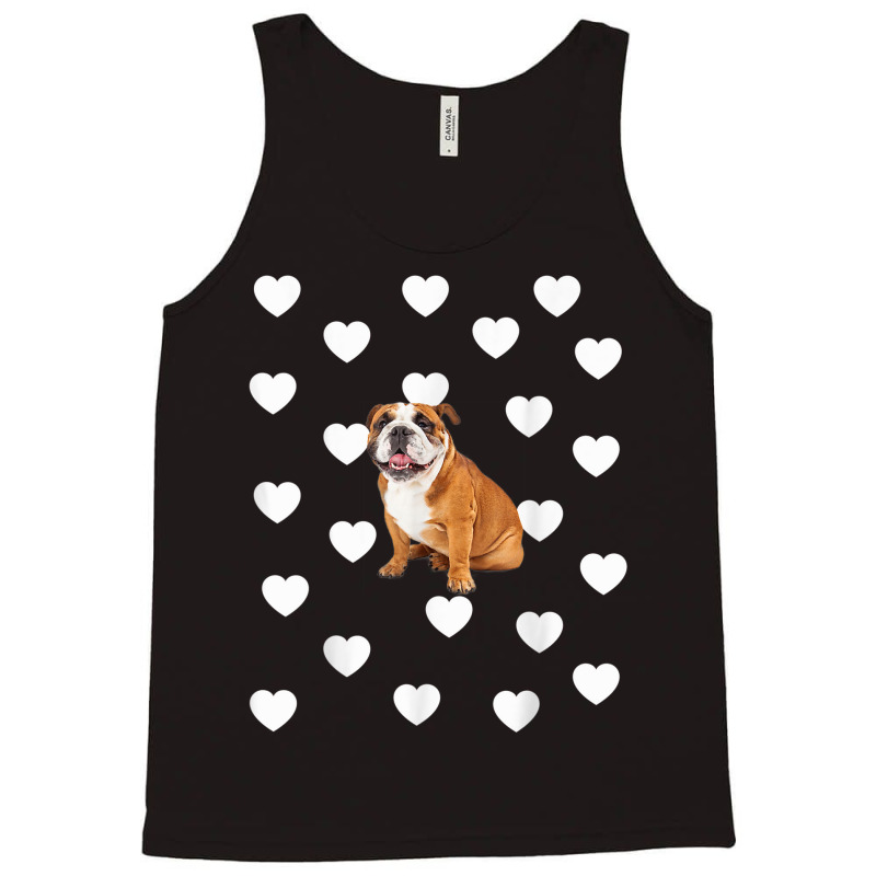 English Bulldog Dog Theme Baby Gender Neutral Nursery Room Tank Top | Artistshot