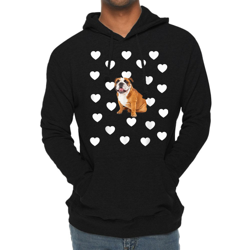 English Bulldog Dog Theme Baby Gender Neutral Nursery Room Lightweight Hoodie | Artistshot