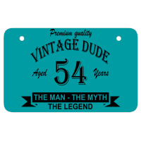 Aged 54 Years Atv License Plate | Artistshot