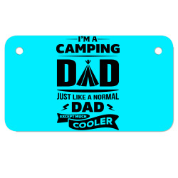 I'm a Camping Dad.... Motorcycle License Plate | Artistshot