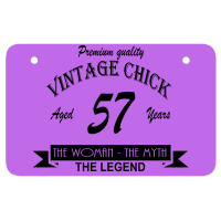 Wintage Chick 57 Atv License Plate | Artistshot