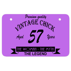 wintage chick 57 ATV License Plate | Artistshot