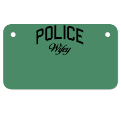 police wifey Motorcycle License Plate | Artistshot