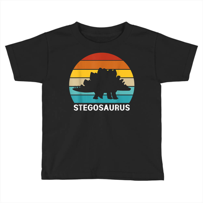 Retro Dinosaur Women Stegosaurus T Shirt Toddler T-shirt | Artistshot