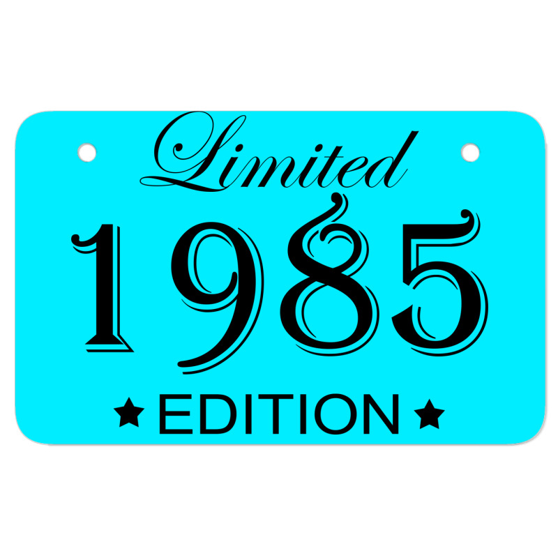 Limited Edition 1985 Atv License Plate | Artistshot
