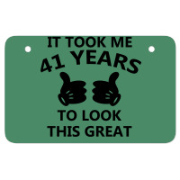 It Took Me 41 Years To Look This Great Atv License Plate | Artistshot