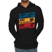 Swim   Run   Bike Lightweight Hoodie | Artistshot