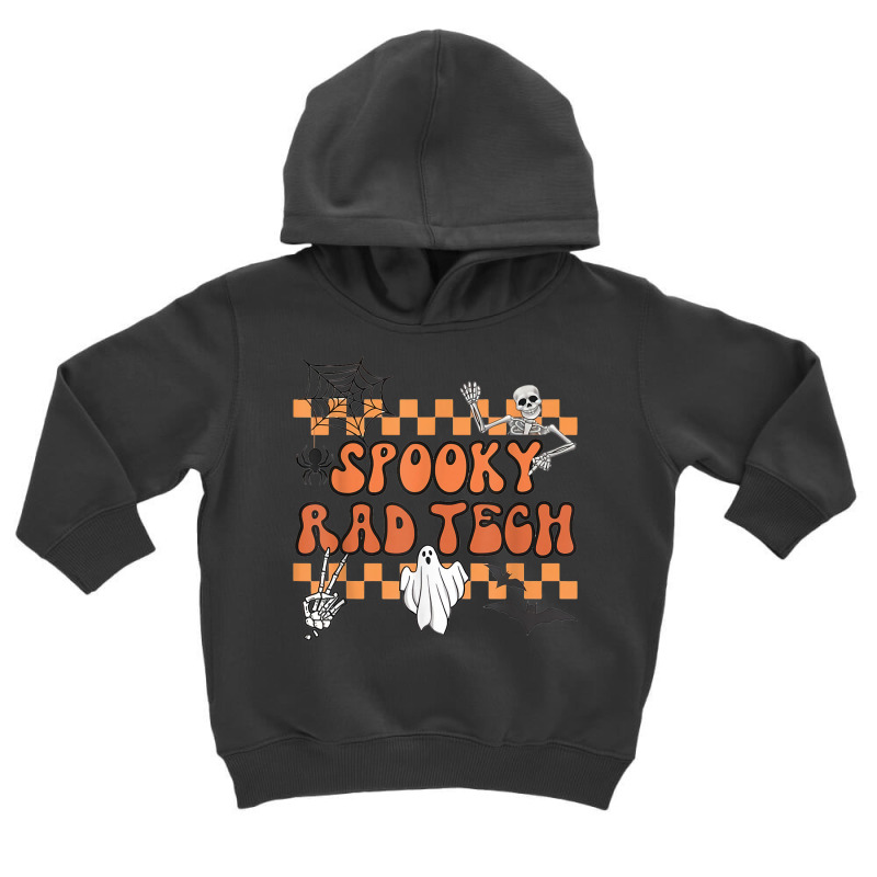 Groovy Spooky Rad Tech Retro Radiologist Halloween Xray Tech T Shirt Toddler Hoodie by cm-arts | Artistshot