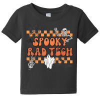 Groovy Spooky Rad Tech Retro Radiologist Halloween Xray Tech T Shirt Baby Tee | Artistshot