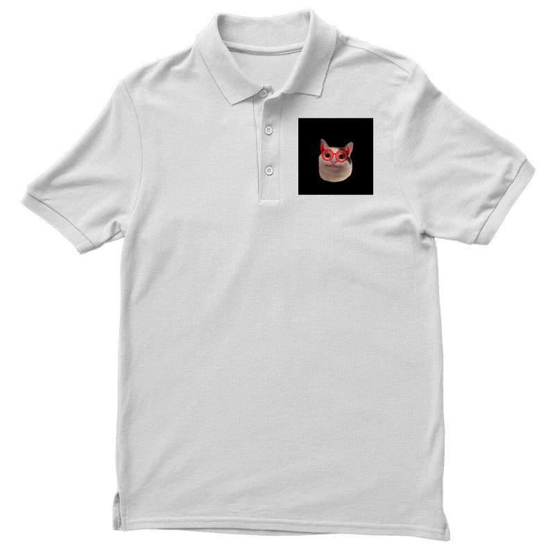 Beluga Cat Discord Pfp  Chiffon Top Men's Polo Shirt | Artistshot