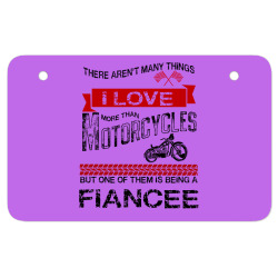 This Fiance Loves Motorcycles ATV License Plate | Artistshot