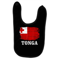 Vintage Tonga Flag For Tongan Gift T Shirt Baby Bibs | Artistshot