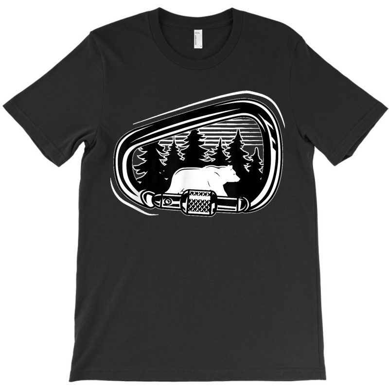 Carabiner Hook Bear I Camping Climbing Mountaineering Hiking T-shirt | Artistshot