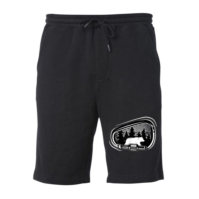 Carabiner Hook Bear I Camping Climbing Mountaineering Hiking Fleece Short | Artistshot