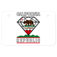California Diamond Republic Atv License Plate | Artistshot