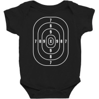 Human Silhouette Shooting Range Target Sweatshirt Baby Bodysuit | Artistshot