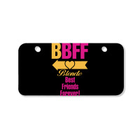 Blonde Best Friend Forever Left Arrow. Bicycle License Plate | Artistshot