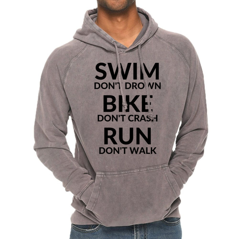 Swimbikerun Vintage Hoodie by YAMARIMULERO | Artistshot