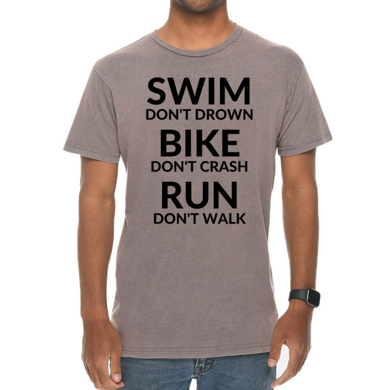 Swimbikerun Vintage T-Shirt by YAMARIMULERO | Artistshot