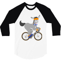 Team Dumbass On Bike 3/4 Sleeve Shirt | Artistshot