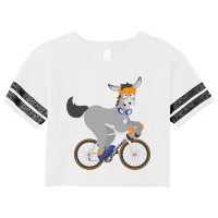 Team Dumbass On Bike Scorecard Crop Tee | Artistshot