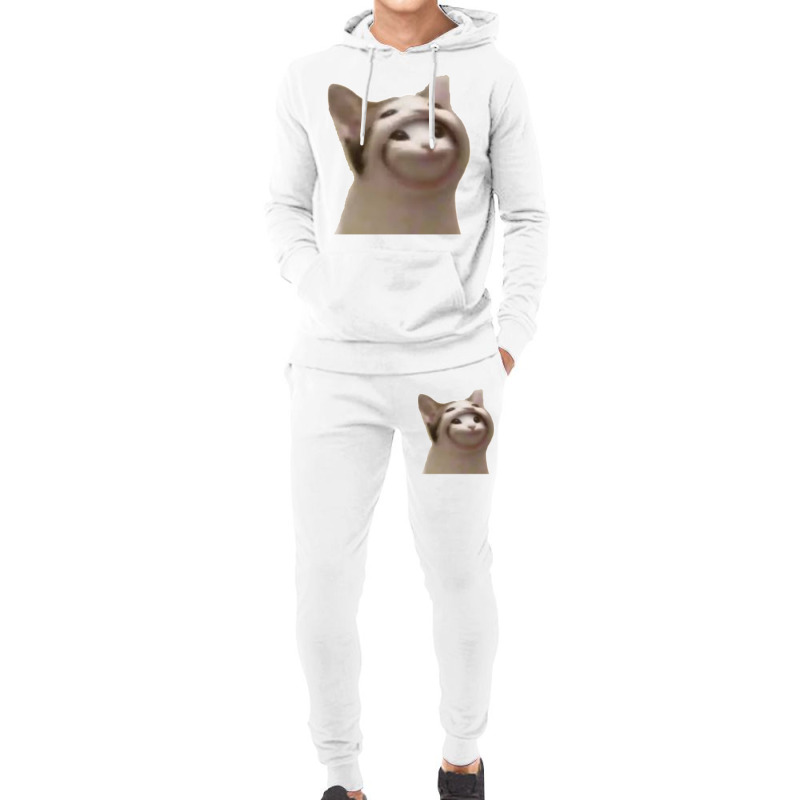 Beluga Cat Smiling Beluga Hoodie & Jogger Set | Artistshot